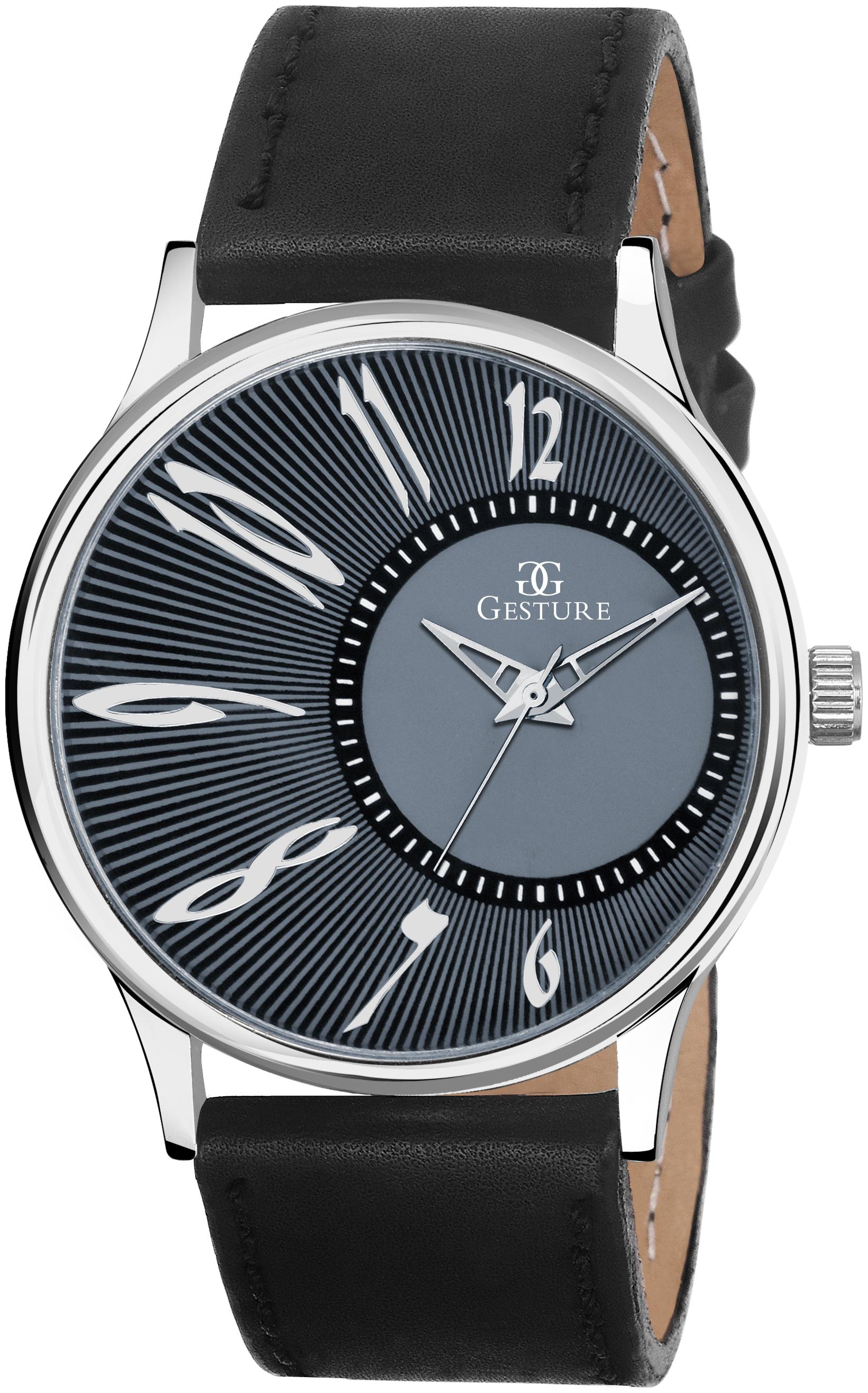 

Gesture 218 Black Ultra Slim Men Analog Watch