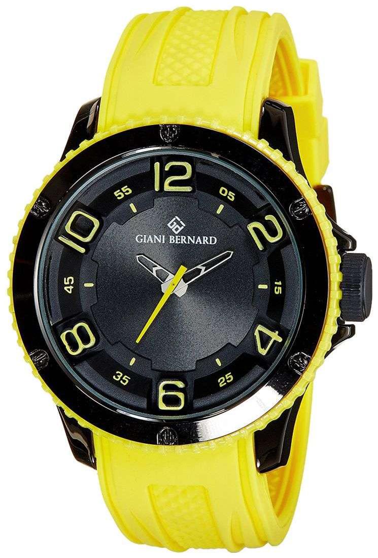 

Giani Bernard Siloxane Analog Multi-Color Dial Men s Watch