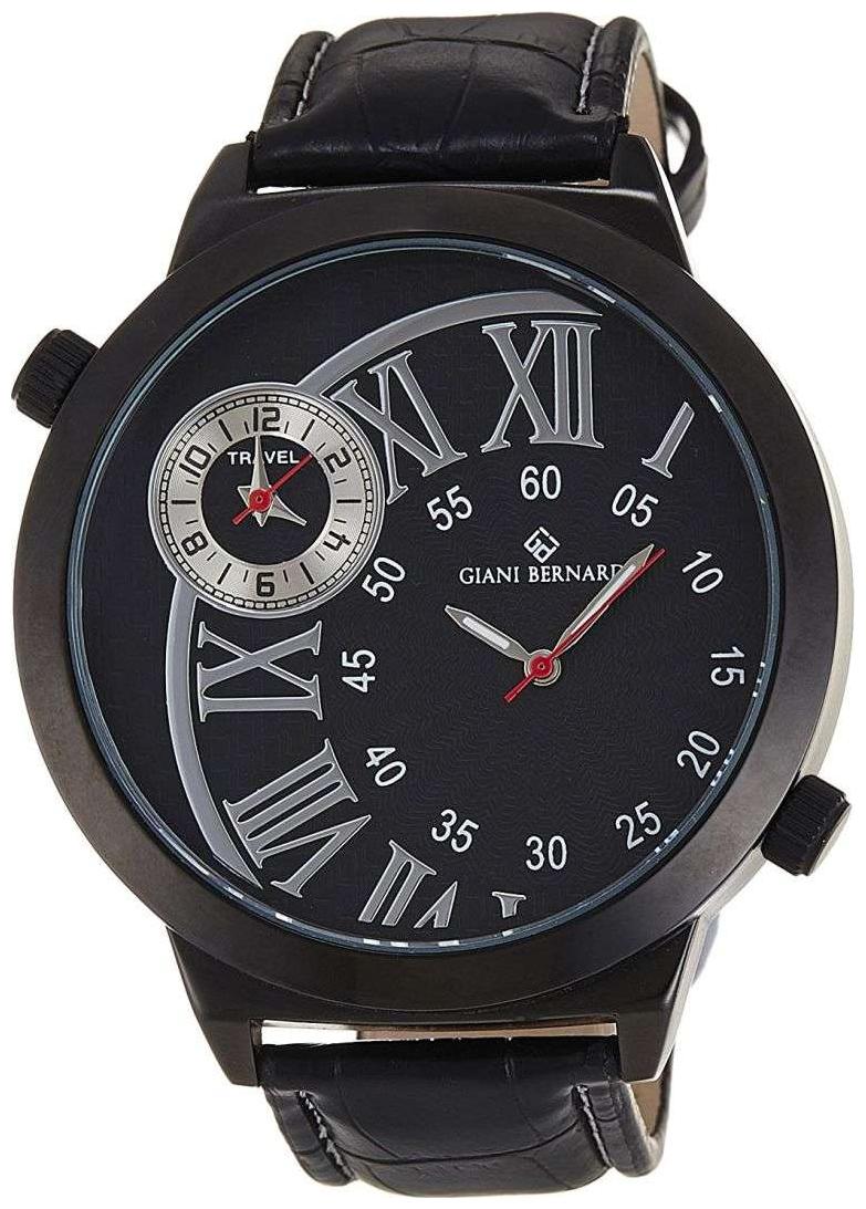 

Giani Bernard Analog Black Dial Men s Dual Watch