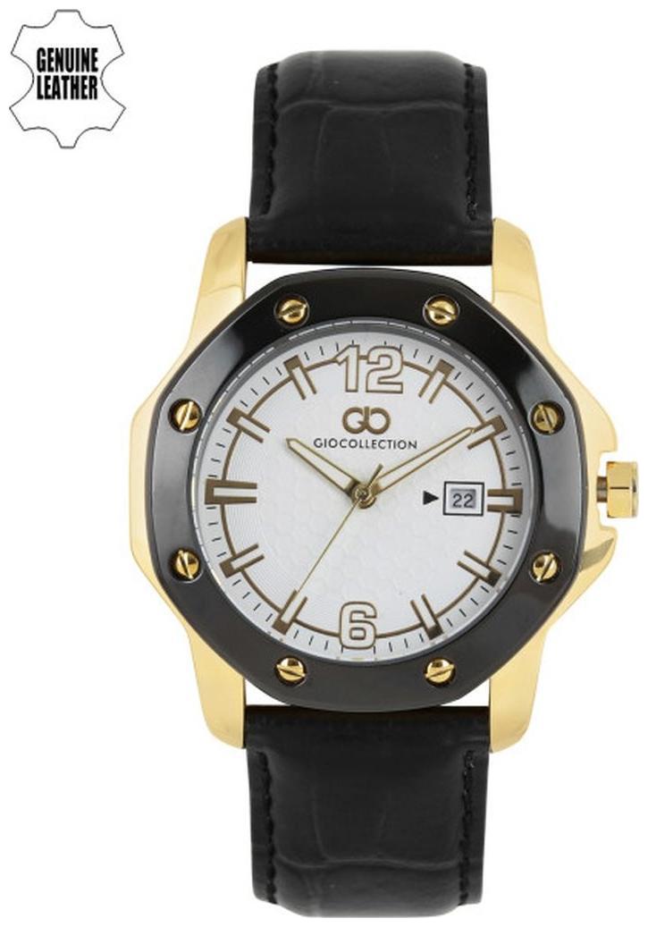 

Gio Collection Analog White Dial Men s Watch