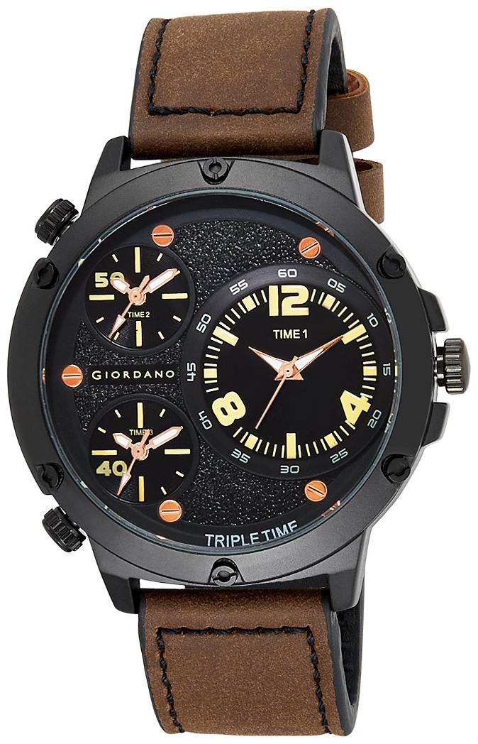 

Giordano Analogue Black Dial Men s Watch