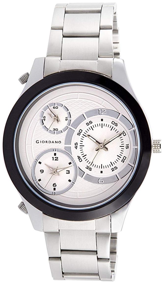 

Giordano Analog White Dial Men s Watch - 60061 DTMM White (P10703)