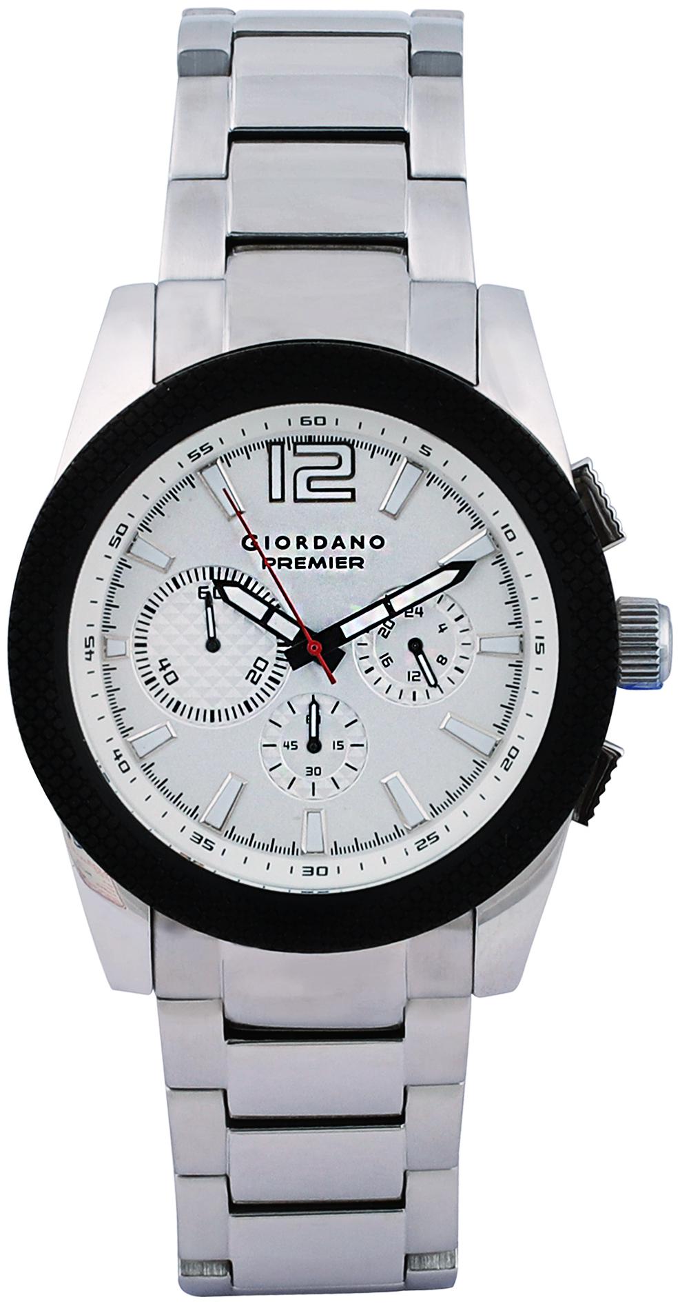 

Giordano Chronograph White Dial Men s Watch