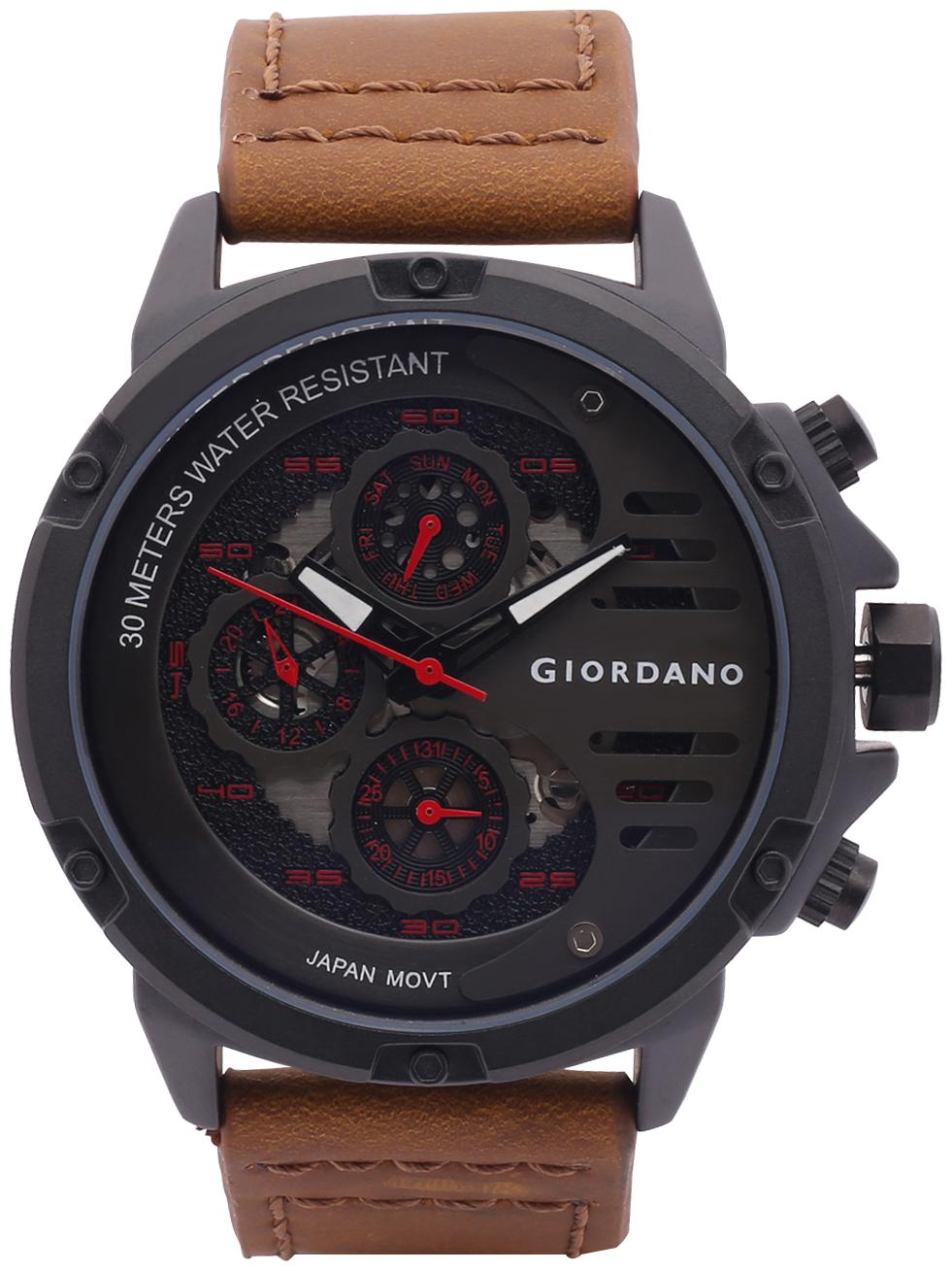 

Giordano Multi Function Black Dial Men Watch