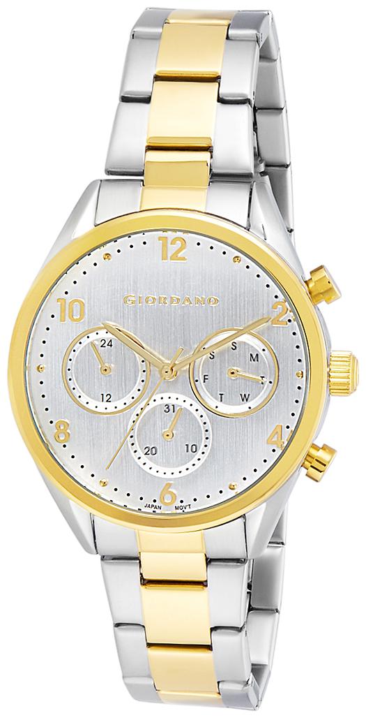 

Giordano Multifunctional Silver Dial Men s Watch