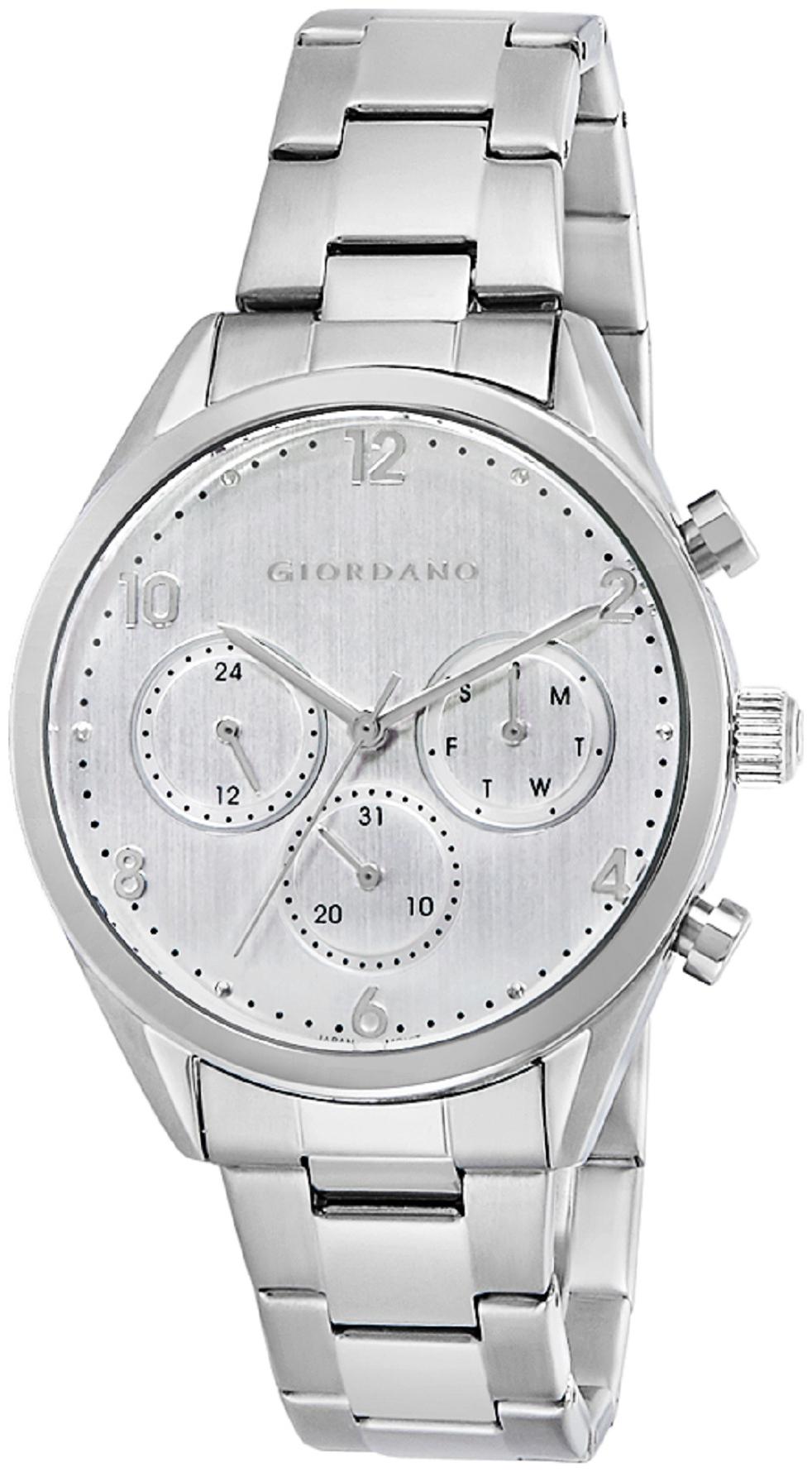 

Giordano Multifunctional Silver Dial Men s Watch