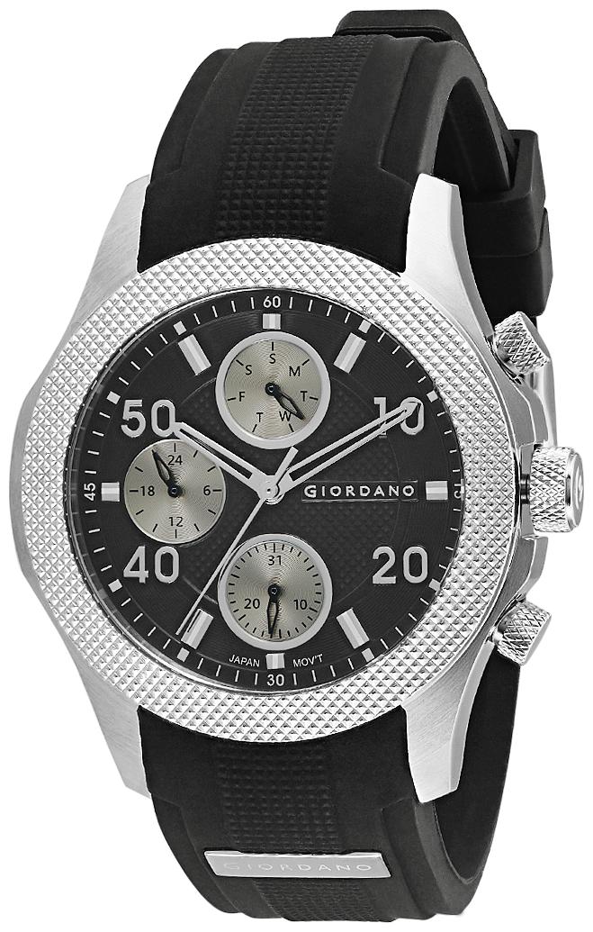 

Giordano Multifunctional Black Dial Men Watch