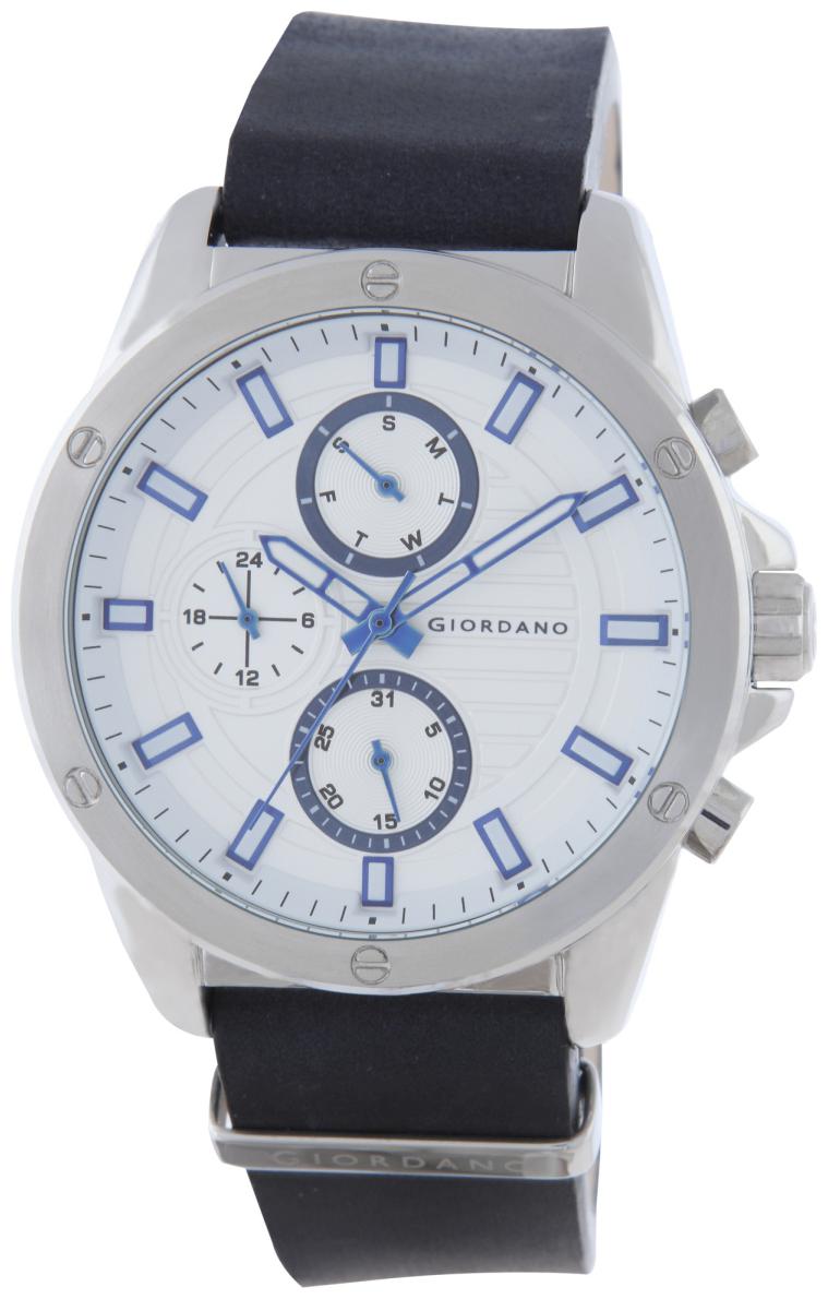 

Giordano Multifunctional White Dial Men s Analog Watch - 1885-03