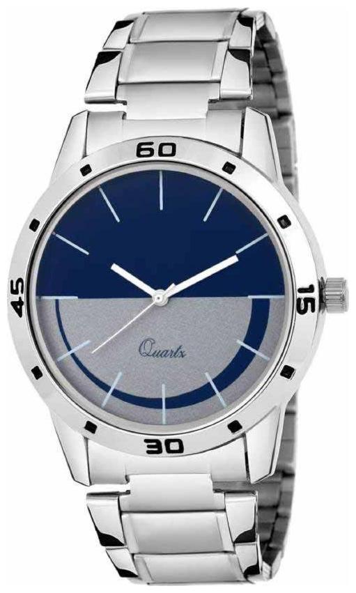 

godmen classic fancy designer silver strap watch for men