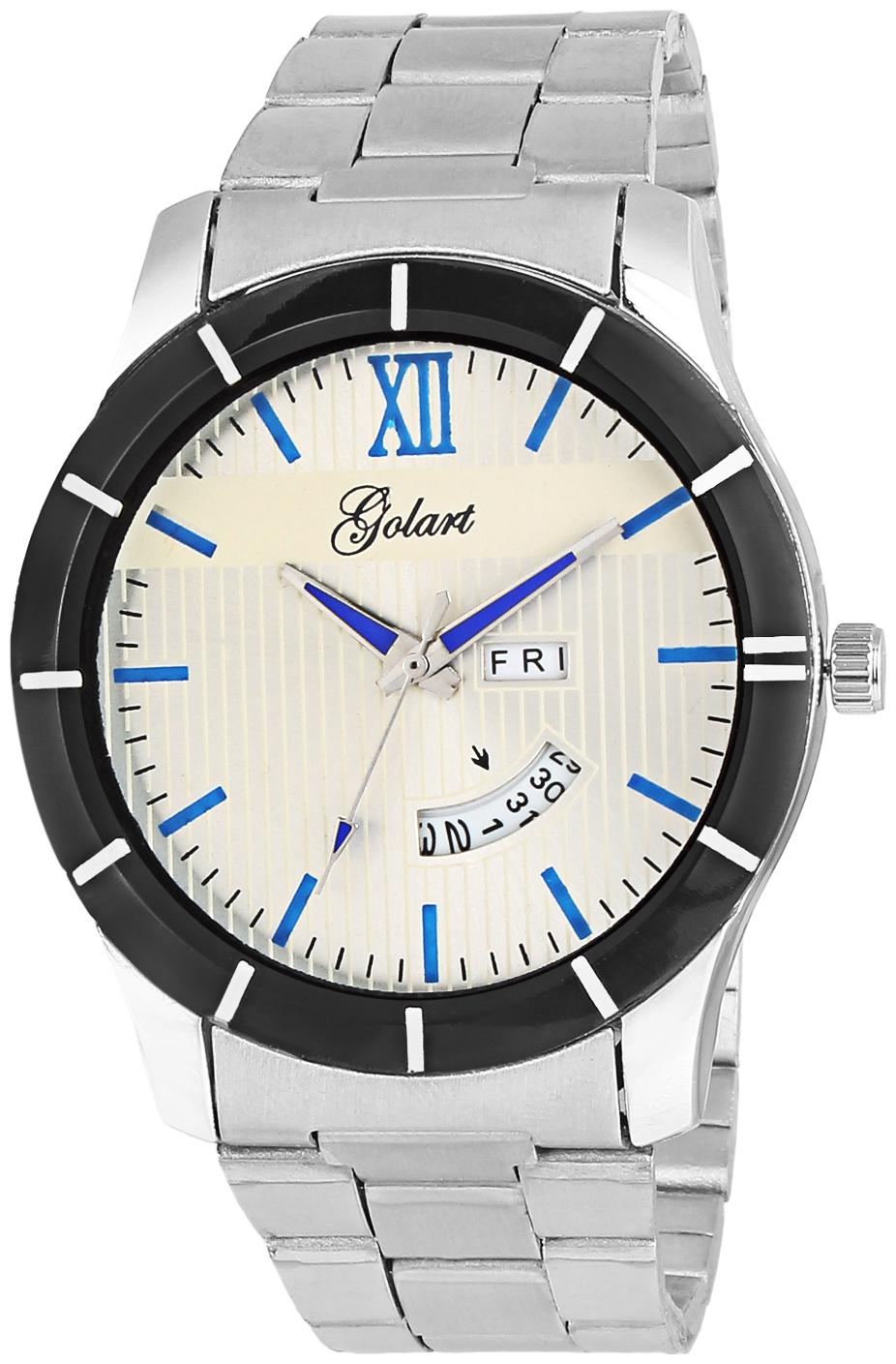 

GOLART WATCHES FOR MEN - GT-MSL0WT002 - WHITE DIAL
