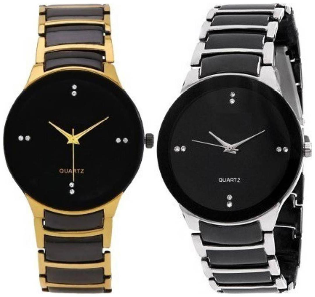 

Gopal Retail IIK Gold Sliver GR Analog Watch - For Couple