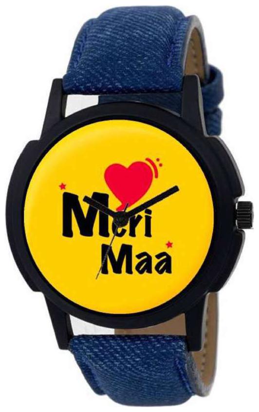 

Gopal Shopcart yellow dial Blue strap color for men watch