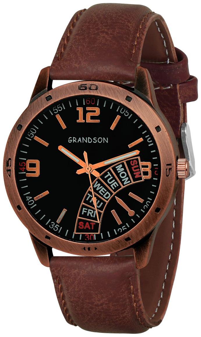 

Grandson Brown Casual Analog Watch For Boys And Men
