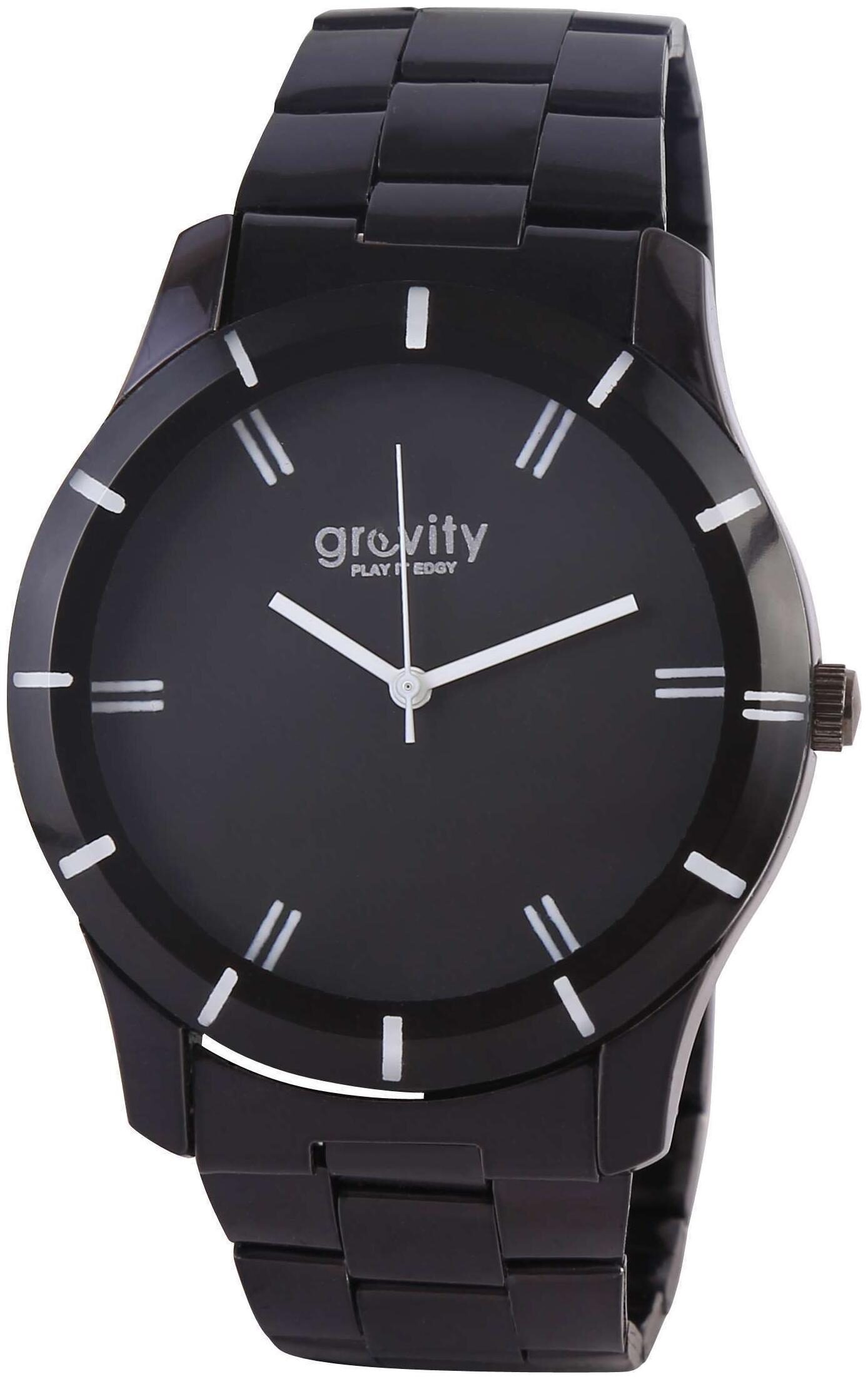 

Gravity Exotic Black Steel Men Watch-18