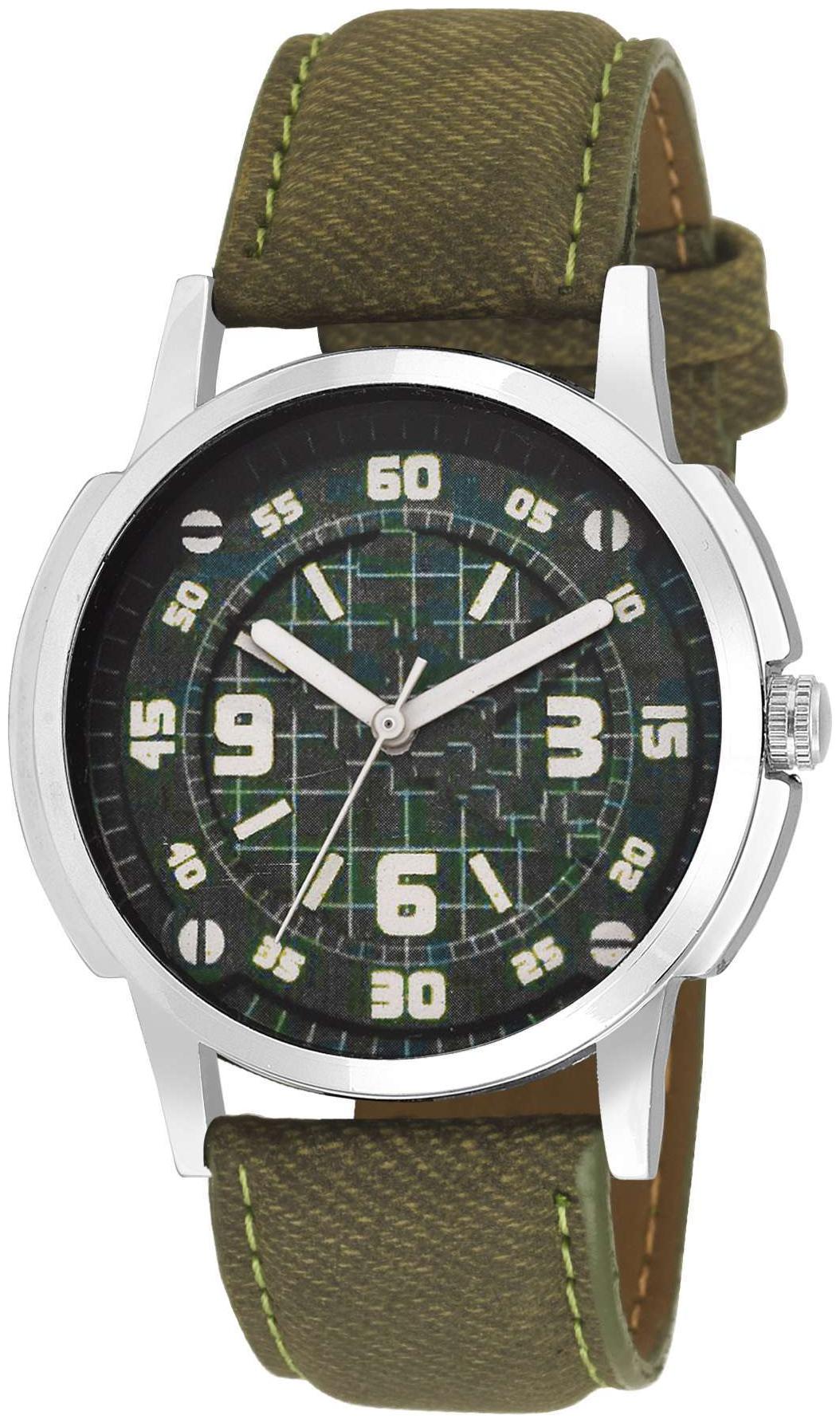 

Gravity Men Green Crafted Casual Analog Watch
