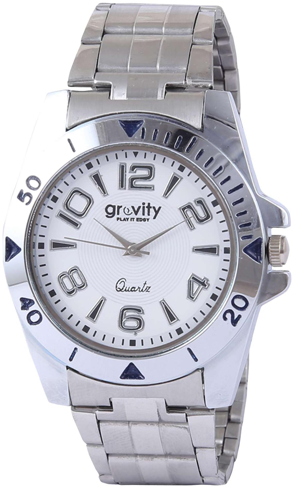 

Gravity Tremendous Mens White Casual Analog Watch-04