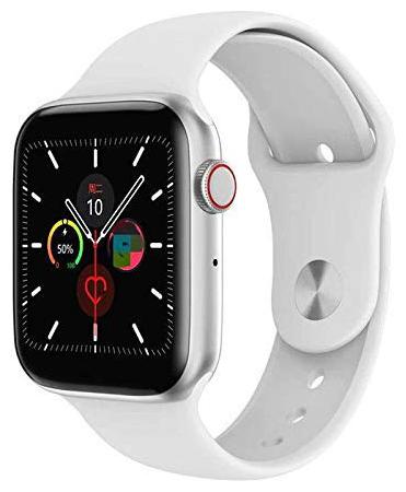 

Grenville T55 Bluetooth Smartwatch Dual Belts(Pack of 2 Set of Strap Belts) with Calling Feature Smart Watch for Android iOS (White)