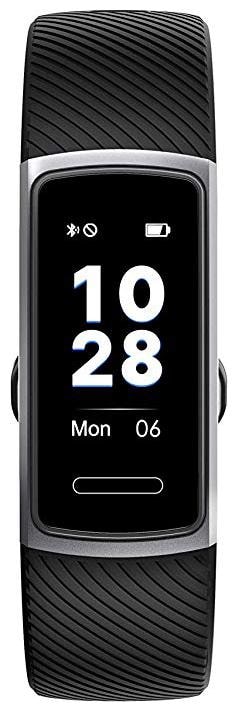 

Hammer ID152 Unisex Smart Fitness Band Activity Tracker and Fitness Tracker with multifunctions Social Activity Reminders IP68 Waterproof (Black)