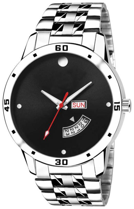 

HRV 2049-BK Black Day and Date Watch - For Men