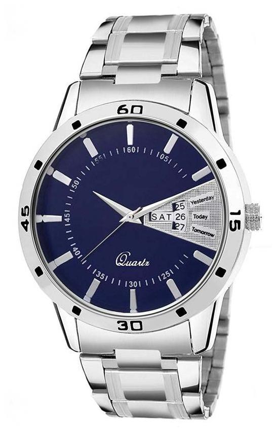 

HRV Analog Blue Dial Day Date Watch - For Men