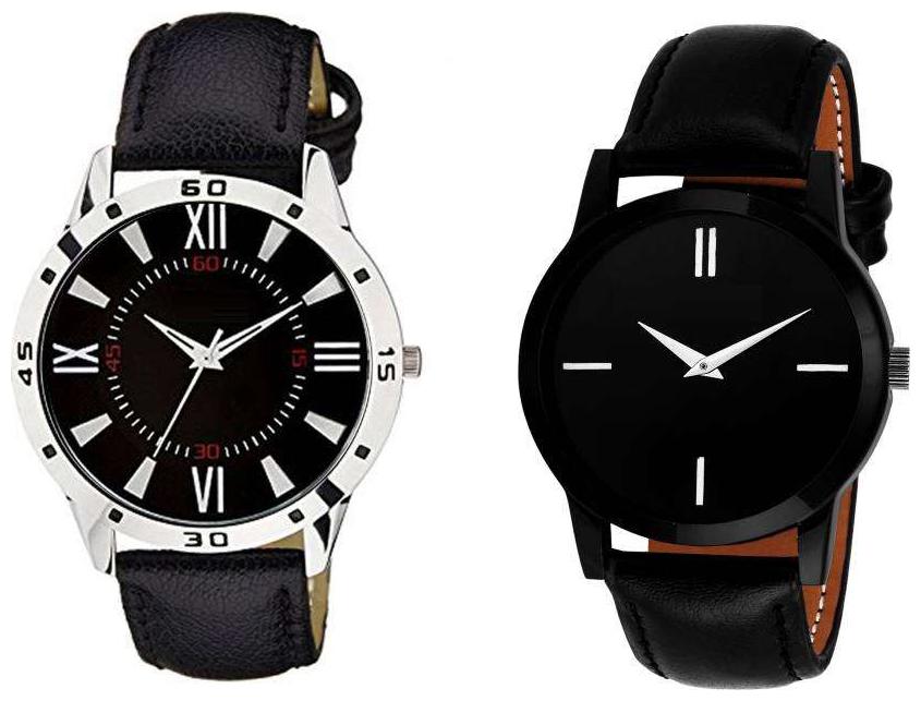 

HRV Exclusive collection of two genuine leather watches (casual formal party wedding watch) Watch