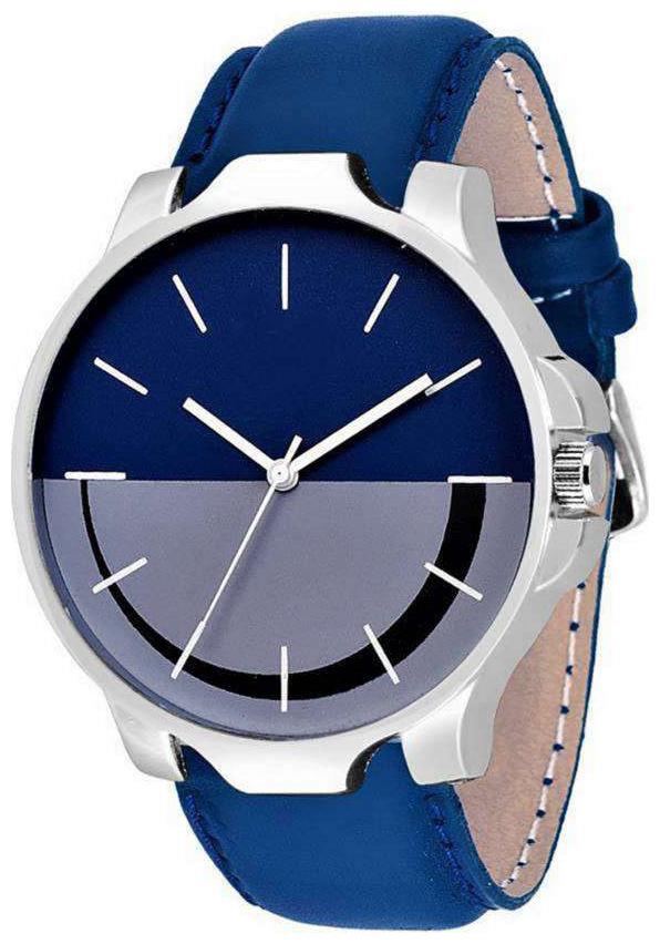 

HRV PRIMIUM BLUE DIAL AND BLUE LEATHER Strap MAN WATCHES Watch - For Men