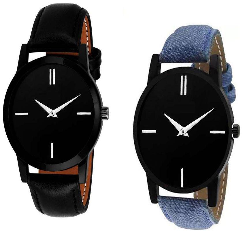 

HRV United Kingdom of two exclusive slim design and denim fashionable strap high quality analog watches