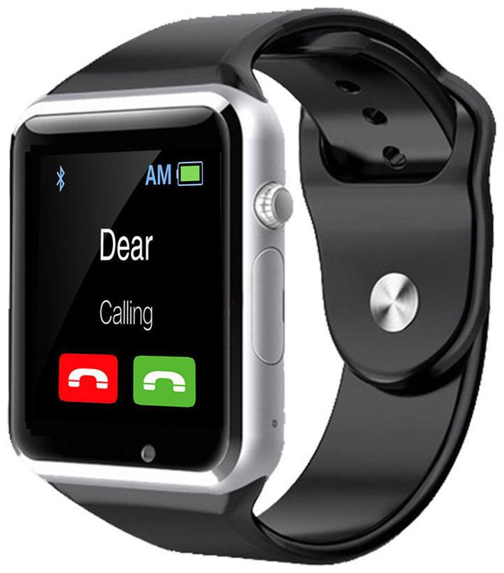 

i-Birds A1 Touch Screen Bluetooth Smart Wrist Watch Sports Fitness Tracker Support SIM TF Card Compatible iOS Android (Black)