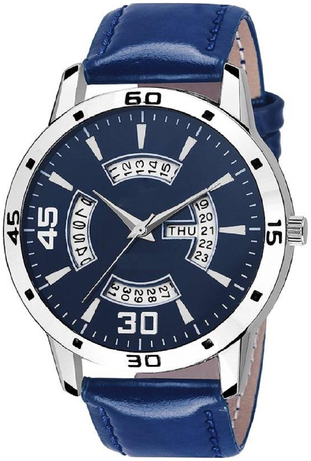 

i divas new blue dial biue belt anloge watch for boys men