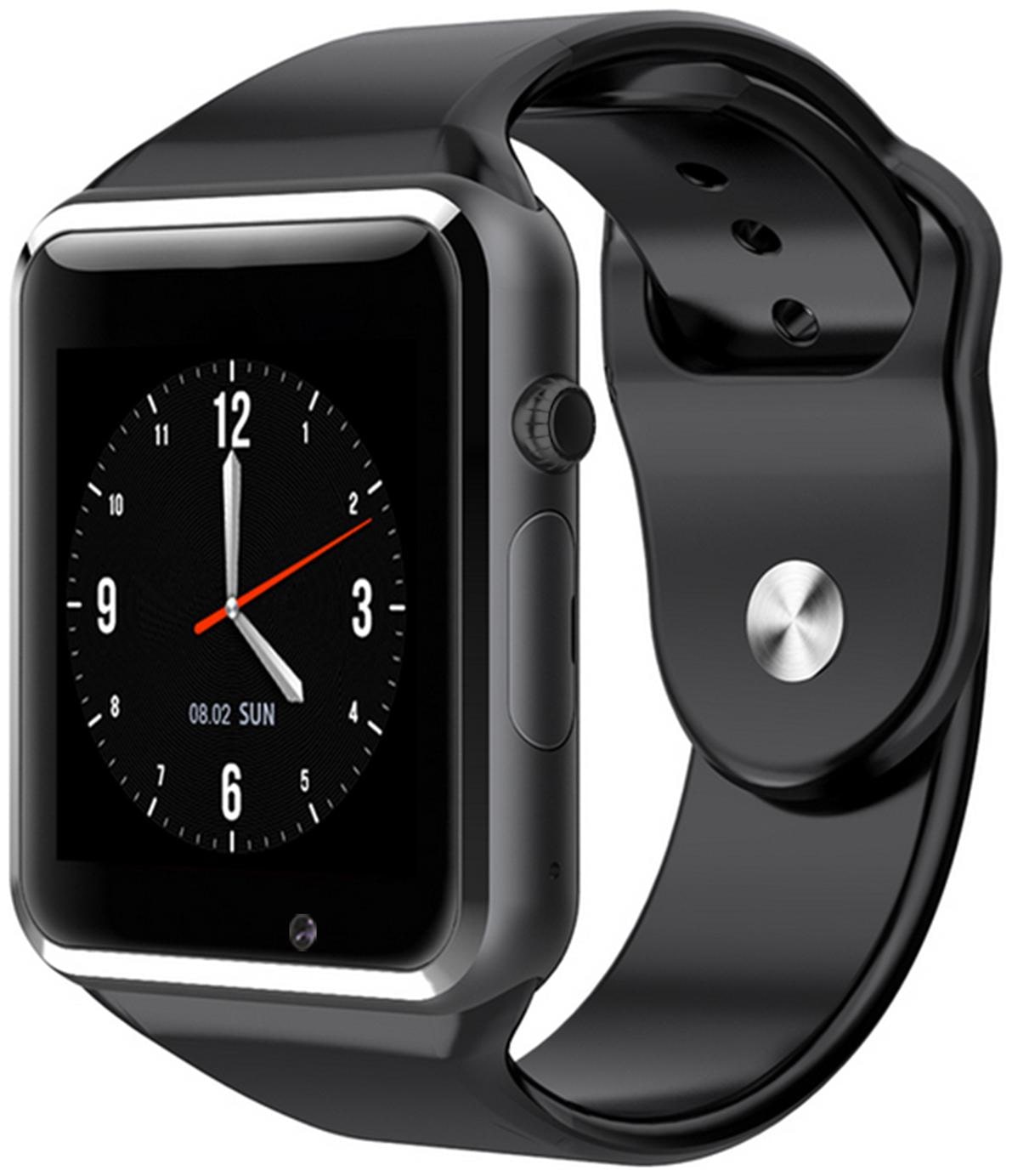 

IIK Collection A1 Bluetooth SmartwatchmAndroid 4G Phone Watch With Camera SIM Card Slot Sports Tracker Smart Watch Compatible With All Android And iOS Smartphones Black (IIK-SW-A1-01-Black)
