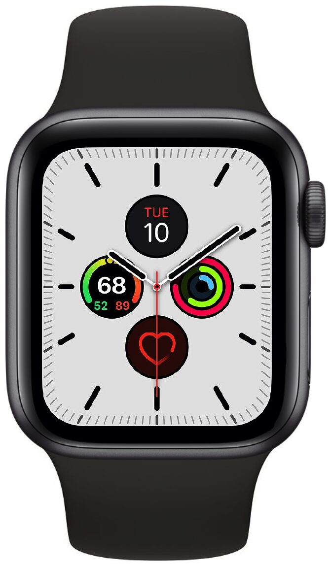 

Iron Shield IWO 13 Series 5 44 mm Black Aluminium Case Silicone Band Smart Watch- Black