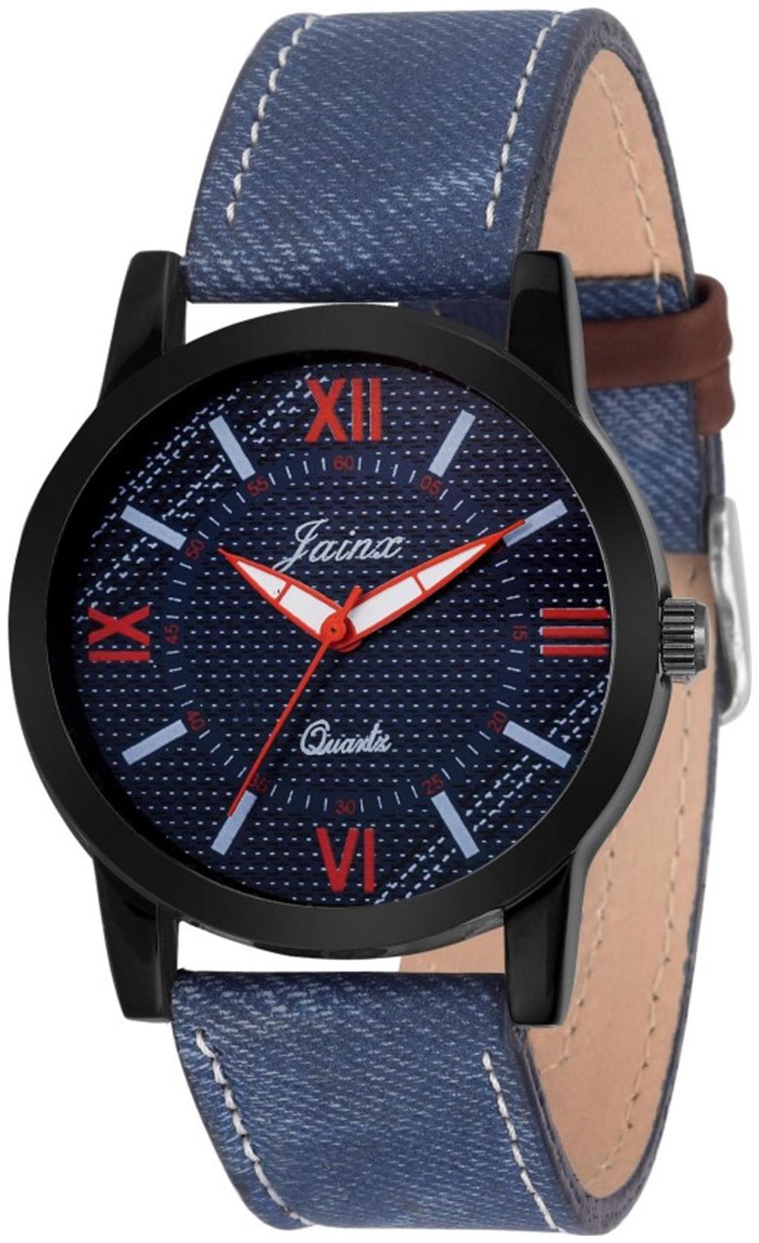 

Jainx Blue Denim Multi Color Dial Analog Watch For Men Boys Kids - JM226
