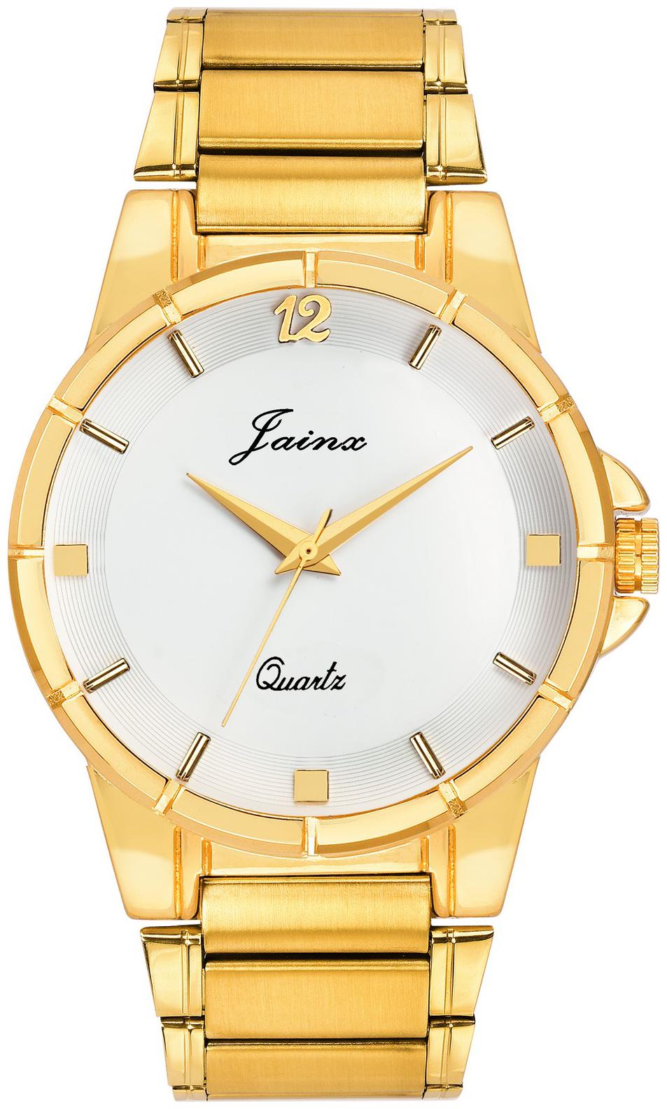 

Jainx Premium Golden Analog Watch For Men - JM1109