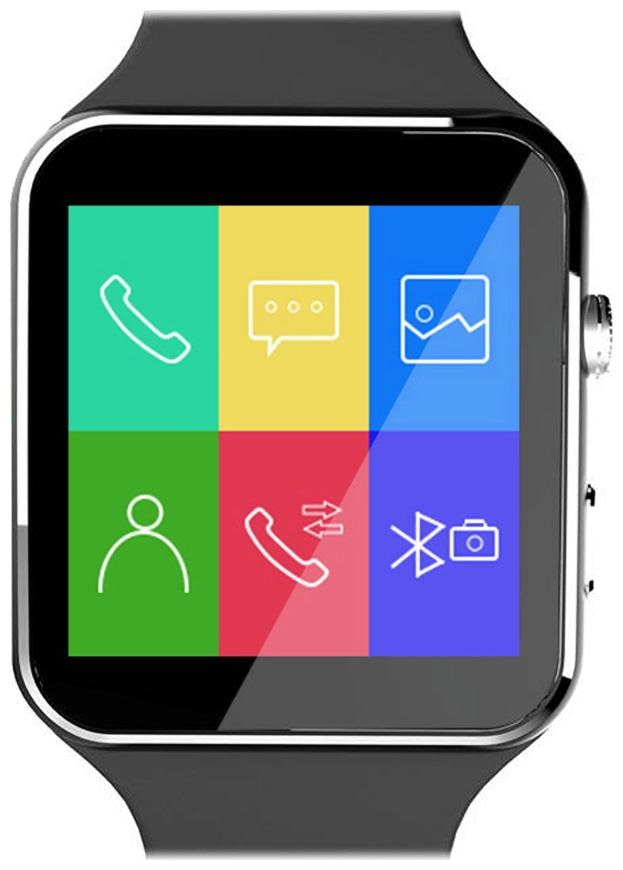 

JM New X6 White Smart Watch with Crue Glass