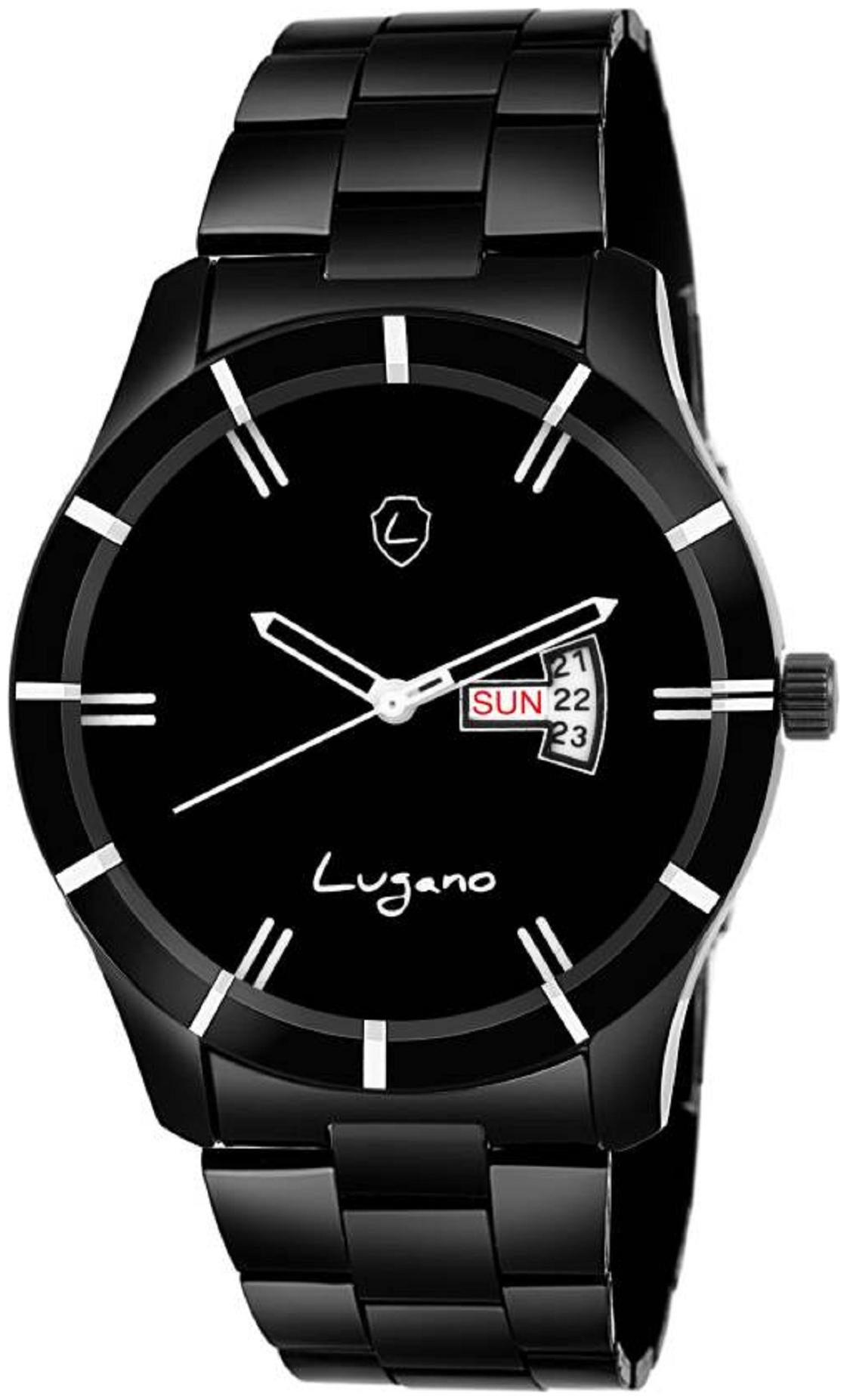 

K U Mod Black With Clear Demonstration of Day Date Watch