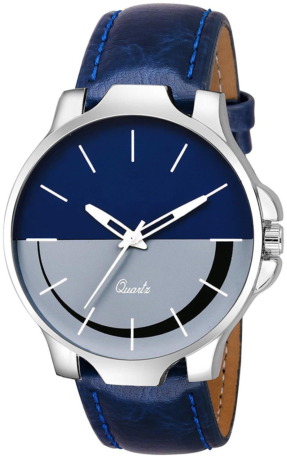 

KAJARU Analog Watches Round Leather Men
