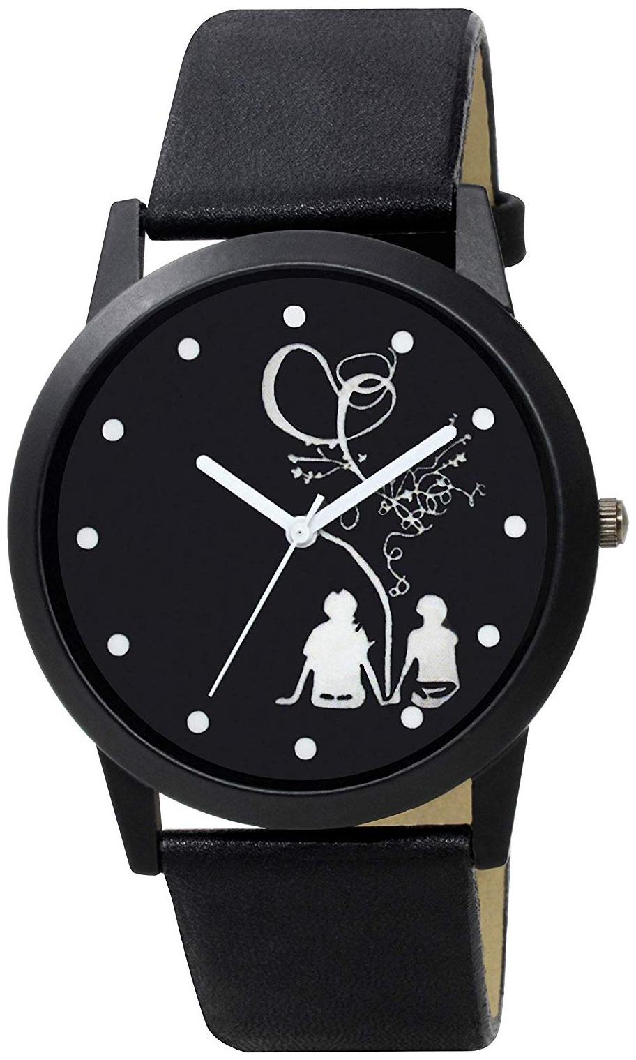 

KAJARU Analog Watches Round Leather Men