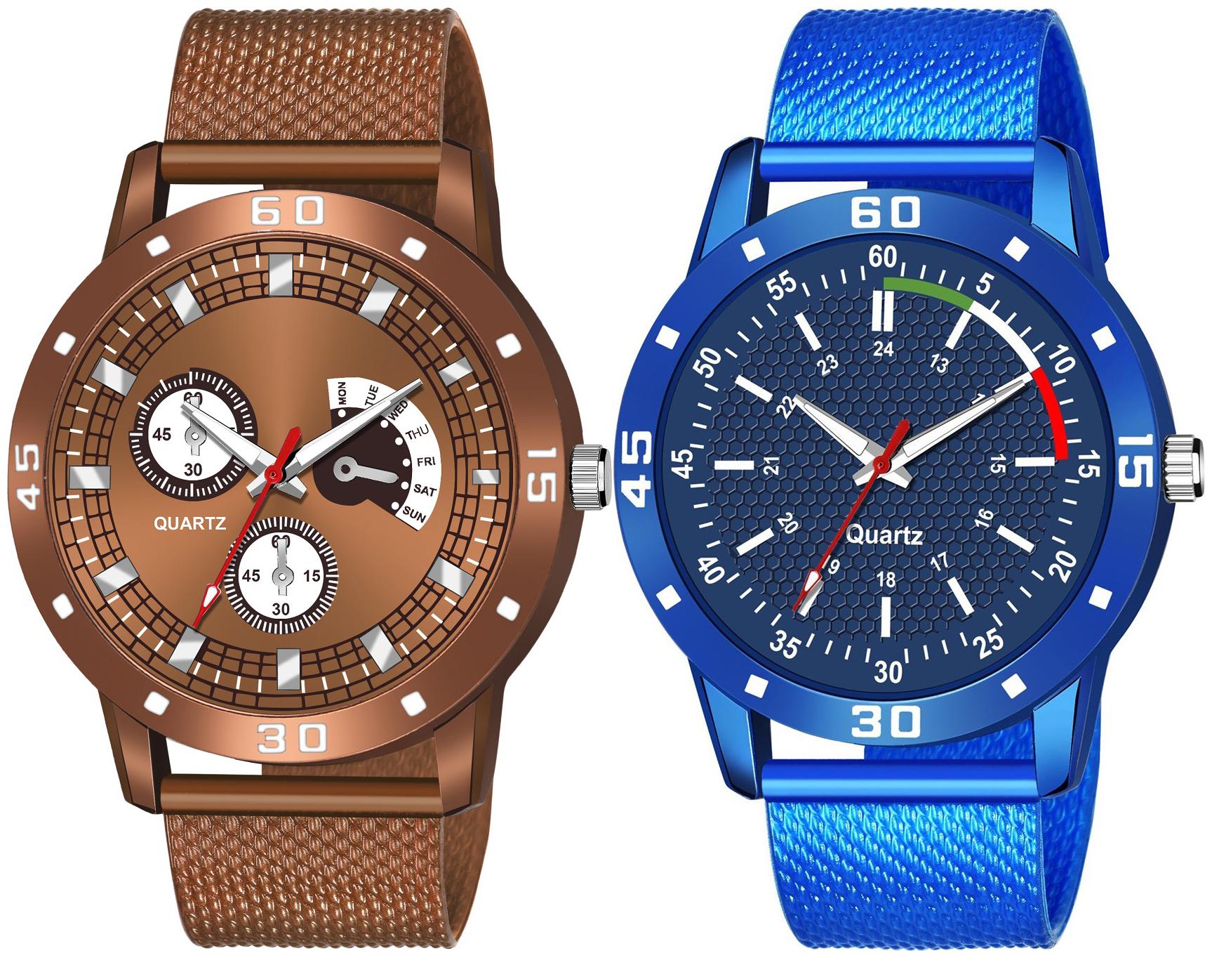 

Kajaru Stylish Analog Round Dial Quartz Combo Watch