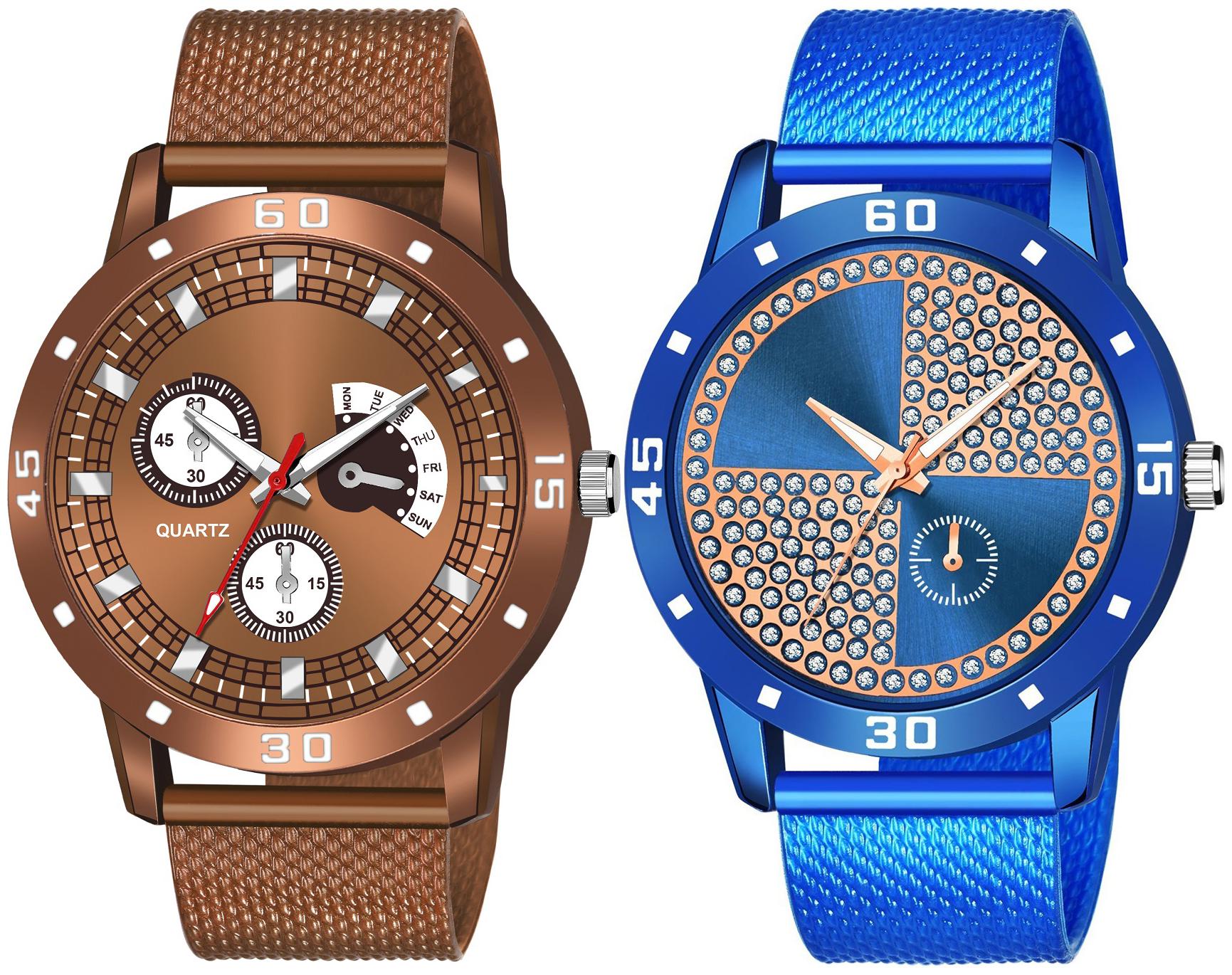 

Kajaru Stylish Analog Round Dial Quartz Combo Watch