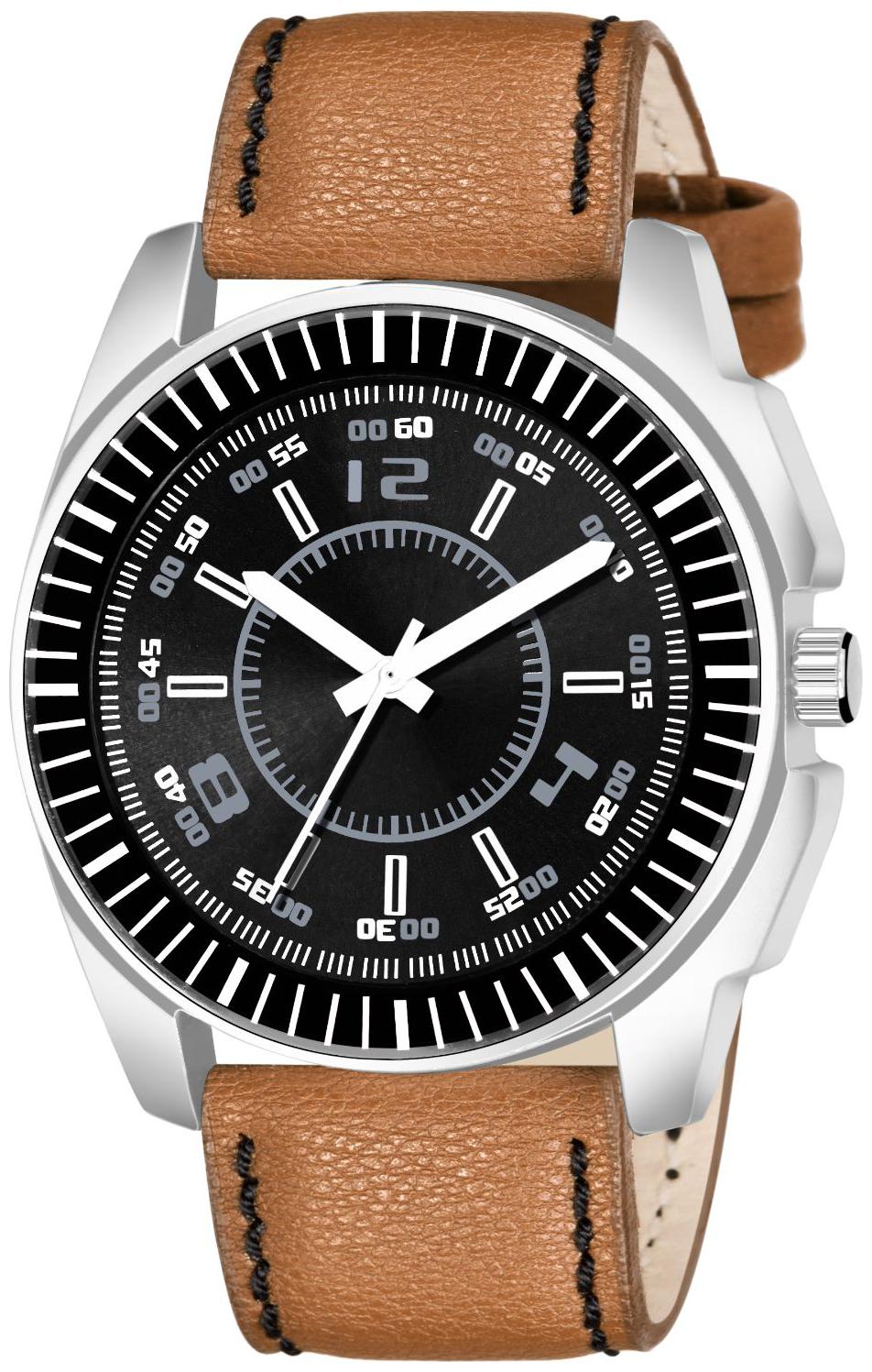 

KAJARU STYLISH MEN-8120 BROWN NEW ARRIVAL LEATHER EXCLUSIVE ANALOG WATCH
