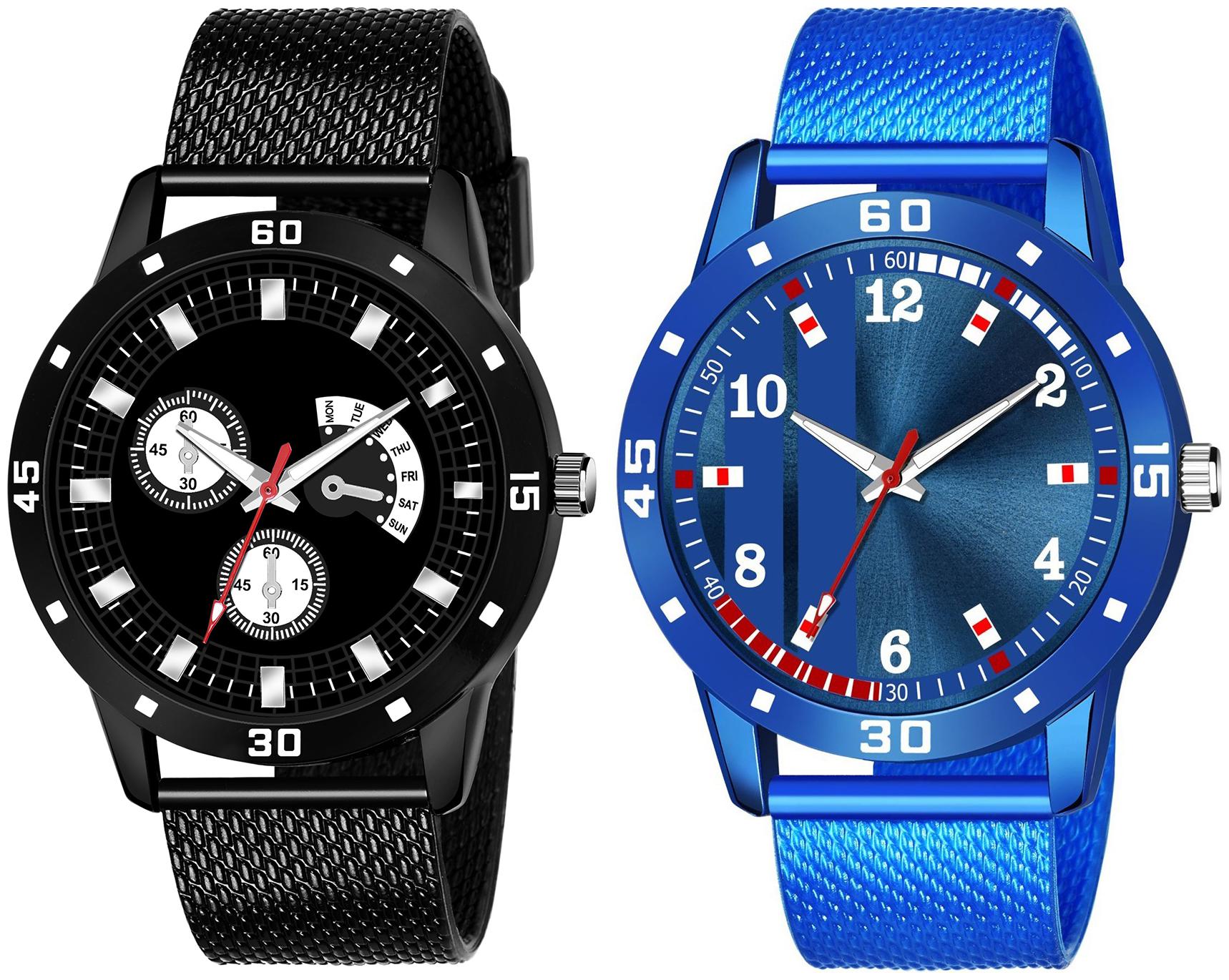 

Kajaru Stylish Analog Round Dial Quartz Combo Watch