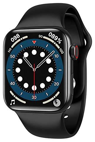 

Kirru W26 Plus Smart Watch Infinite Full Screen with Crown Working - 44mm Watch Series 6 Smart Watch Bluetooth Call ECG Temperature Smart