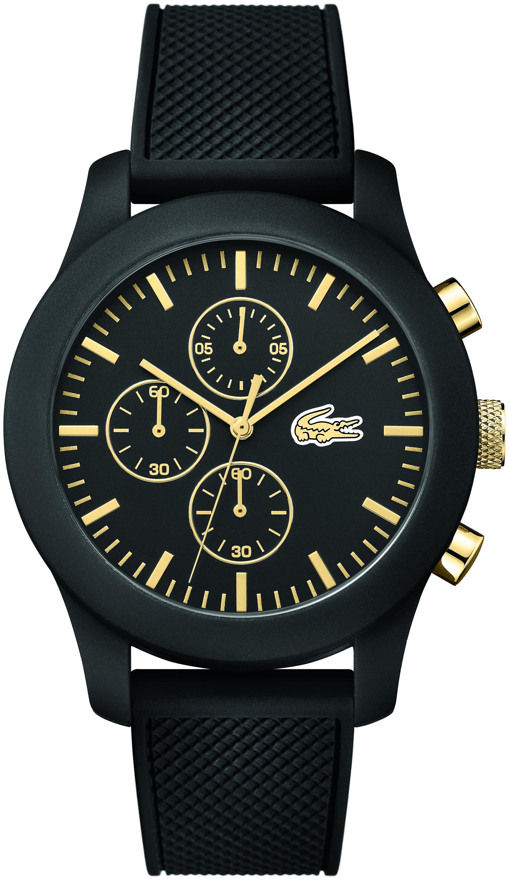 

Lacoste L 12 12 Chronograph Black Colour Round Dial Men s Watch - 2010826