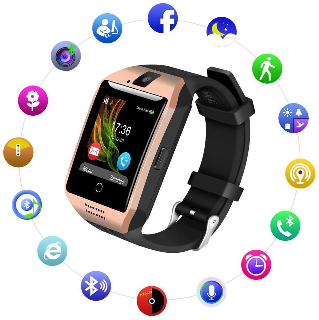 

Life Like Q18 BLUETOOTH SMARTWATCH WITH SIM TF CARD SLOT