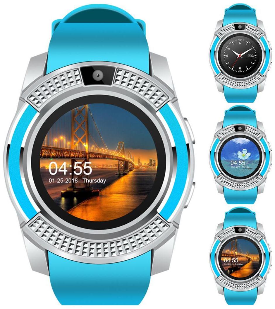 

Life Like V8 Bluetooth Smartwatch With Sim Tf Card Support
