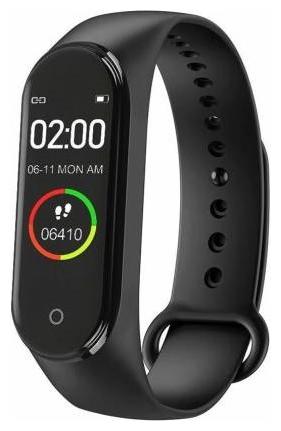 

Like Star M4 Bluetooth Smart Band (Black Strap Size Free)