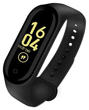 

Like Star New M4 Smart Band (Black Strap Size Free)