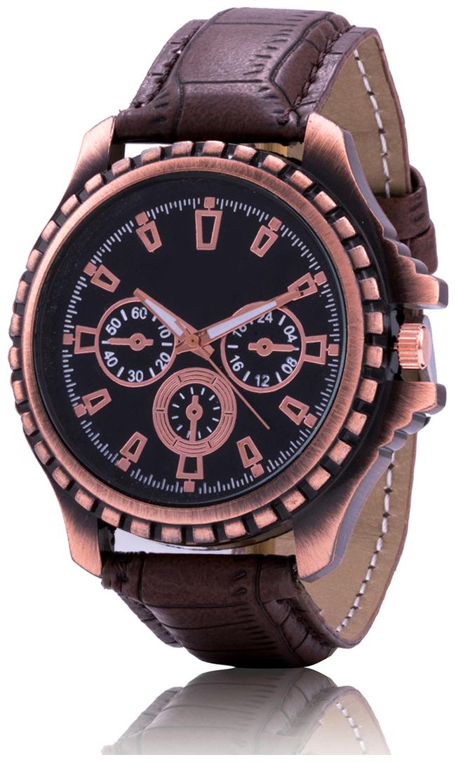 

Locate Fancy Look Premium Brown Copper Dial Analog Watch