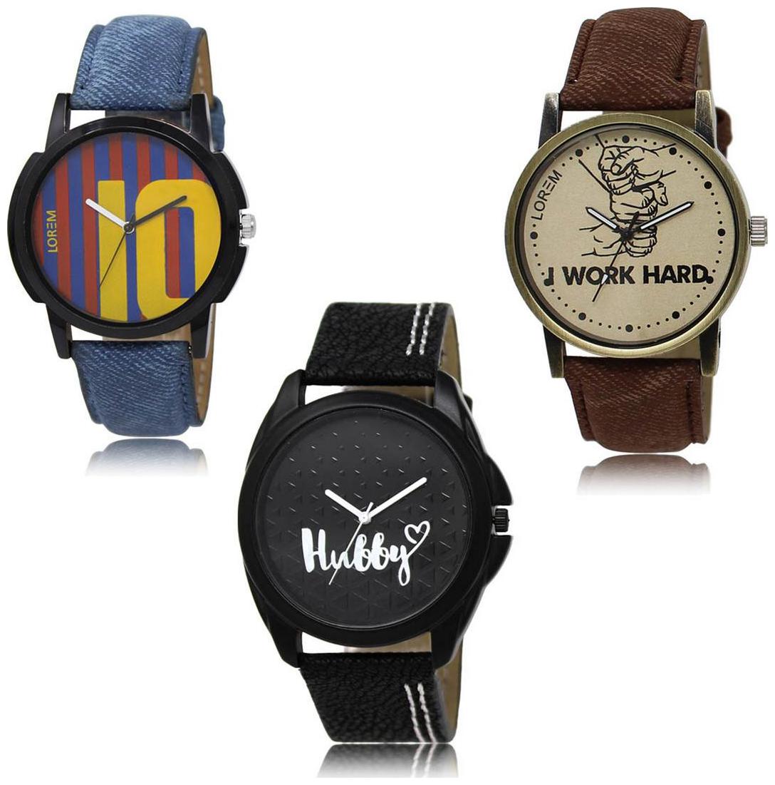 

LOREM LK-10-29-31 Multi Color Exclusive Designer Pack of 3