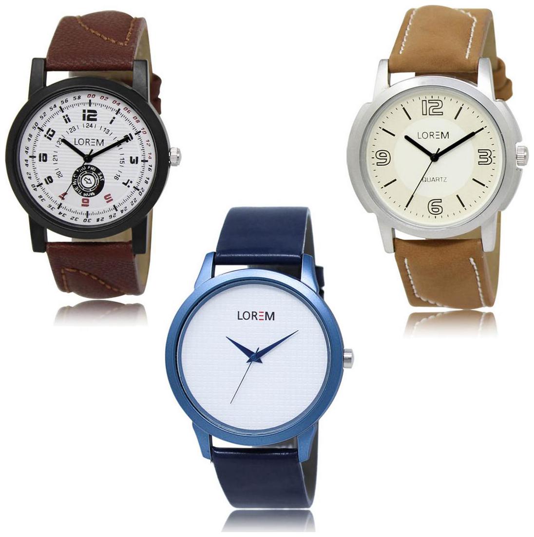 

LOREM LK-11-16-33 Multi Color Exclusive Designer Pack of 3